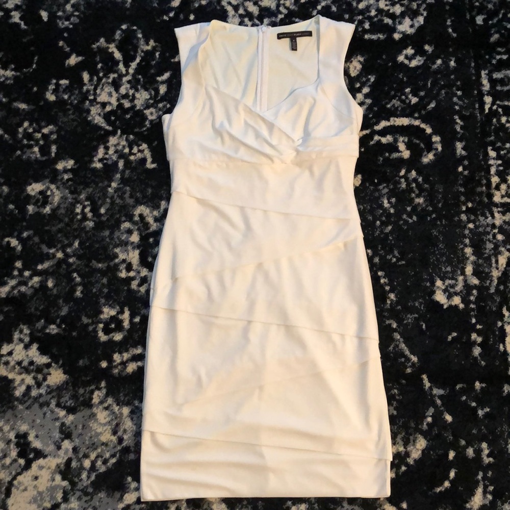 WHBM Instantly Slimming White Dress